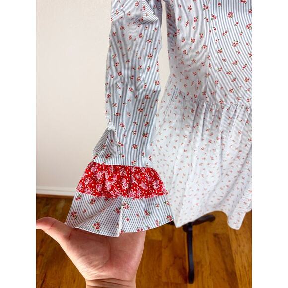 Batsheva Floral Dress Women 10 Swiftie Folklore Cottagecore English Countryside - Picture 3 of 9